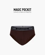 Men ́s briefs ATLANTIC Magic Pocket - brown