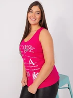 Women's fuchsia top size plus