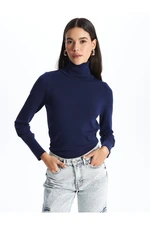 LC Waikiki Turtleneck Plain Long Sleeve Women's Knitwear Sweater