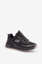 Men's Platform Sports Shoes Black Idama