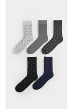 LC Waikiki Patterned Men's Sock Socks 5 Pack