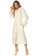 Satin bathrobe 2084 Ecru Ecru