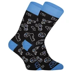 Cheerful Styx high doodle socks