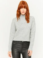 Grey sweater with decorative details TALLY WEiJL