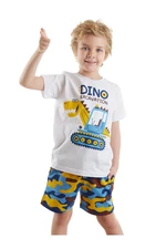 Denokids Dino Goose Boy Summer T-shirt Camouflage Shorts Set