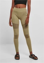 Women's Tech Mesh Leggings in khaki