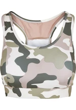 Women's Tech Mesh Dukrose camo Bra