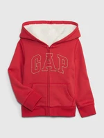 GAP Children's insulated sweatshirt with logo - Girls