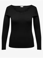 Black women's long sleeve T-shirt ONLY CARMAKOMA New Kira - Women