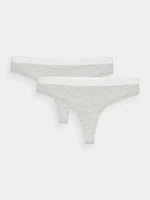 Women's Underwear Panties 4F (2 Pack) - Grey