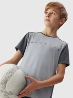 4F Sports Quick Dry T-Shirt for Boys - Grey