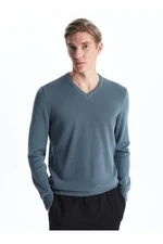 LC Waikiki V-Neck Long Sleeve Men's Knitwear Sweater