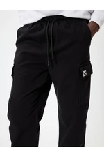 Koton Jogger Pants Cargo Pocket Detailed Lace Waist Cotton