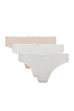 DEFACTO Fall In Love 3-Pack Basic Slip Panties