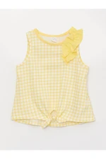 LC Waikiki LCW baby Crew Neck Plaid Baby Girl Undershirt