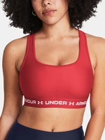 Červená športová podprsenka Under Armour UA Crossback Mid Bra