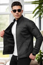 13250 Dewberry PU Mens Jacket-BLACK