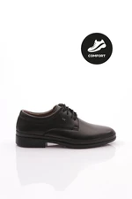 DGN 107 Men's Comfort Shoes Genuine Leather Black