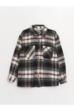 LC Waikiki Boy's Casual Fit Plaid Shirt Jacket