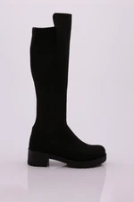 DGN 601 Women's Back Stretch Knee High Boots 20K