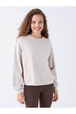 LC Waikiki Crew Neck Plain Long Sleeve Oversize Women's Sweatshirt