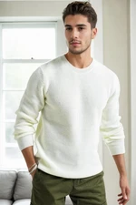 18369 Dewberry Knitwear Mens Sweater-EKRU