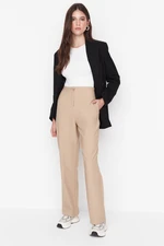 Trendyol Mink High Waist Woven Trousers