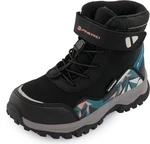 Black children's winter ankle boots ALPINE PRO Colemo