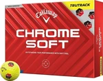 Callaway Chrome Soft 2024 Yellow TruTrack Piłka golfowa