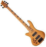 Schecter Stiletto-5 Session LH Aged Natural Satin Basso 5 Corde