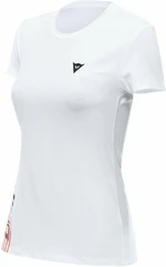 Dainese T-Shirt Logo Lady White/Black XL Camiseta de manga corta