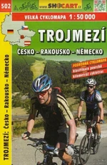 Trojmezí Česko - Rakousko - Německo cyklomapa 1:50 000