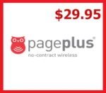 PagePlus PIN $29.95 Gift Card US