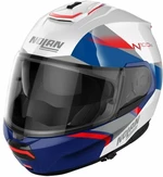 Nolan N100-6 Paloma N-Com Metal White Red/Silver/Blue XS Casco