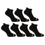 Set of seven pairs of socks in black Nedeto