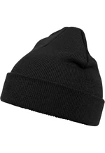 Basic Flap Beanie Black