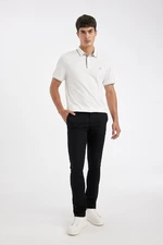 DEFACTO Slim Fit Slim Cut 4 Pocket Cotton Gabardine Flexible Chino Skinny Leg Canvas Trousers