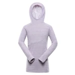 Children's quick-drying sweatshirt ALPINE PRO GORFO pastel lilac