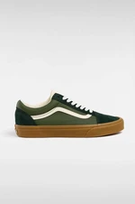 Tenisky Vans Old Skool pánské, zelená barva, VN000CT817P1