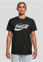 Men's T-shirt with Coca Cola logo black