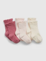 GAP Baby Socks, 3 Pairs - Girls