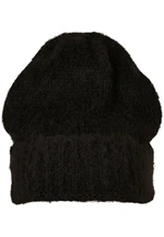 Knitted beanie - black