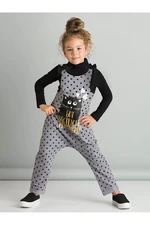 Dievčenský set Denokids CFF-21S1-317/Gray/Black