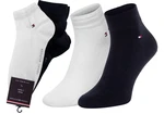 Tommy Hilfiger Woman's 2Pack Socks 342025001 300-322 White/Navy Blue