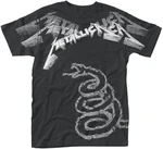 Metallica Tricou Black Album Faded All Over Black L