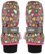 KinetiXx Candy Mini Grey Printed Hearts 4 Guantes de esquí