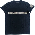 The Rolling Stones T-Shirt Logo & Tongue Unisex Navy Blue XL