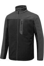 10914 Dewberry Zippered Mens Fleece Jacket-BLACK