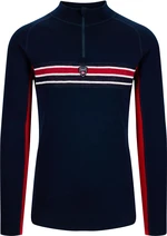 Dale of Norway Aksla Mens Half Zip Baselayer Navy/Red/Off White L Jersey Camiseta de esquí / Sudadera con capucha