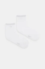 Ponožky Calvin Klein 2-pack dámské, bílá barva, 701229680